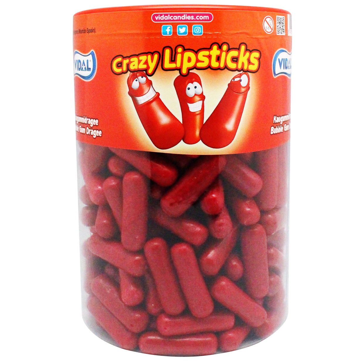 VIDAL CRAZY LIPSTICK RED 200x6,5GR Awan Nordic