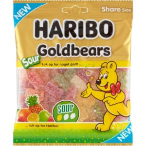 Haribo Guldbamser Sour 18x120 gr.