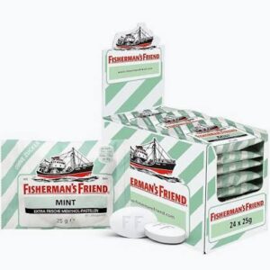 Fisherman 1-Pack Mint SF 24x25gr. (Vegan & Gluten)