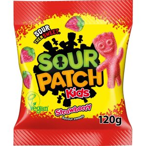 Sour Patch Kids, Strawberry 10x120 gr. (VEGAN)