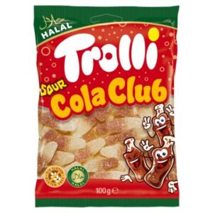 Trolli Sour Cola Club 30x100 gr. (HALAL)