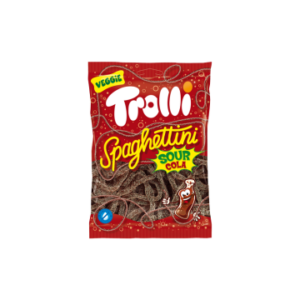 Trolli Spaghetti Sour Cola 30x100 gr. (VEGAN)