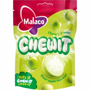 Malaco Chewit Sour Apple 9x115 gr. (VEGAN)