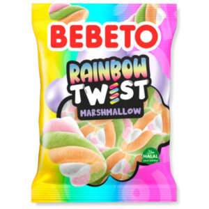 Bebeto Marshmallow Rainbow Twist 12x60 gr. (HALAL)