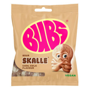 Bubs Sour Skalle, Cool Cola 12x155 gr. (VEGAN)