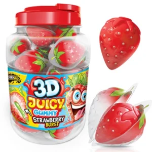 JB 3D Juicy Gummy Strawberry Burst 60x18 gr.