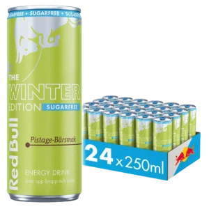 Redbull Pistacie/Skovbær SF, Winter Edition 24x250 ml. (FORVENTET LAGER UGE 42)
