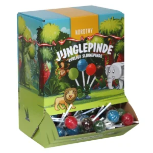 Nordthy Junlge Pinde Slikkepinde Box 90x10 gr. (UGE 45)