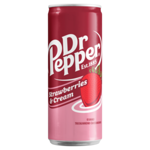 Dr. Pepper Strawberry & Cream 24x330 ml. FORVENTET LAGER UGE 44)